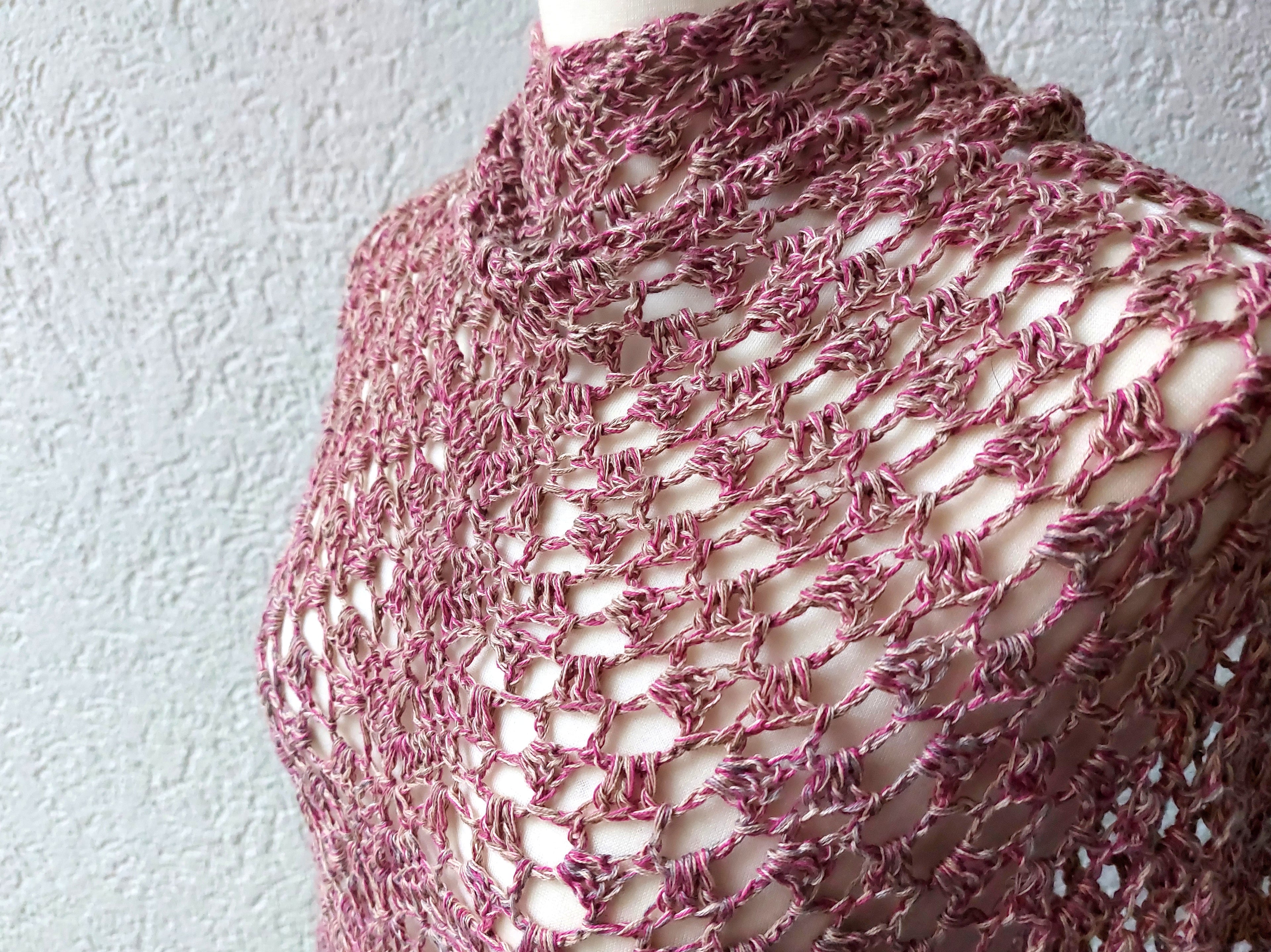 Luftiges Tuch "Valentina", PDF Häkelanleitung