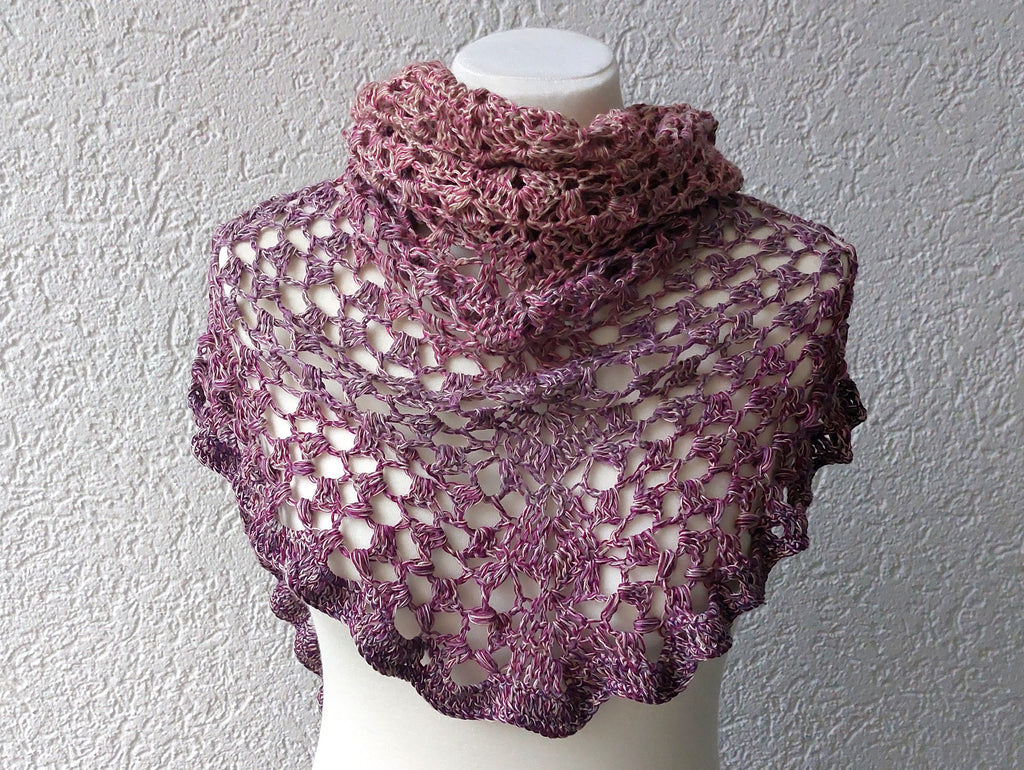 Luftiges Tuch "Valentina", PDF Häkelanleitung