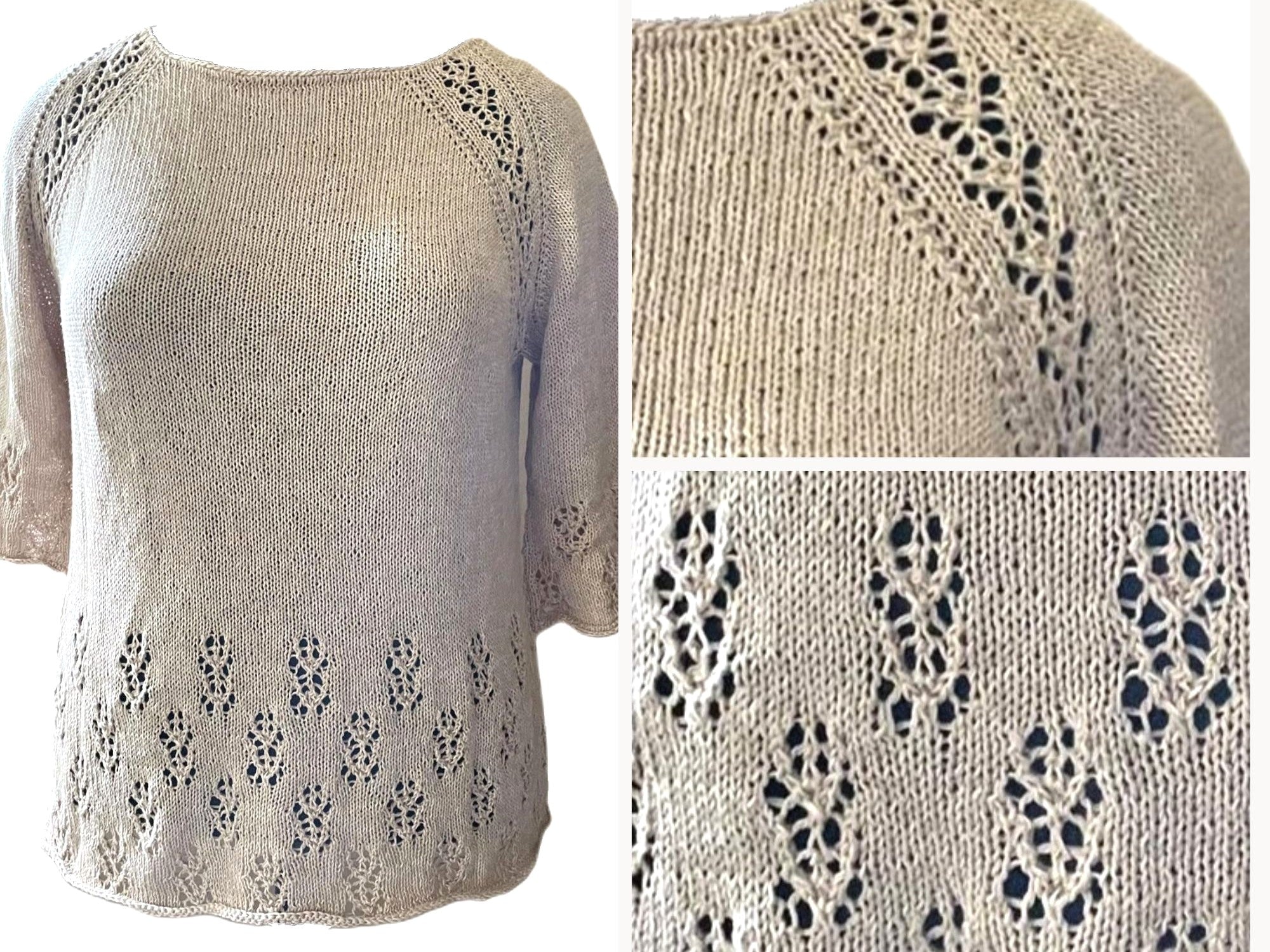 Oberteil, Shirt "Paradise" m. schöner Raglanschräge, RVO, alle Größen