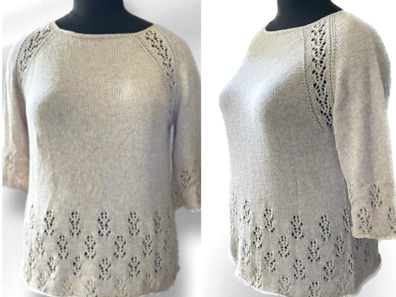 Oberteil, Shirt "Paradise" m. schöner Raglanschräge, RVO, alle Größen