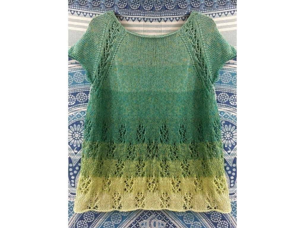 Oberteil, Shirt "Paradise" m. schöner Raglanschräge, RVO, alle Größen