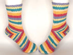 Socken 2026 - August: Two Way Socke "Unisex" mit Rippenmuster - Gr.32-47