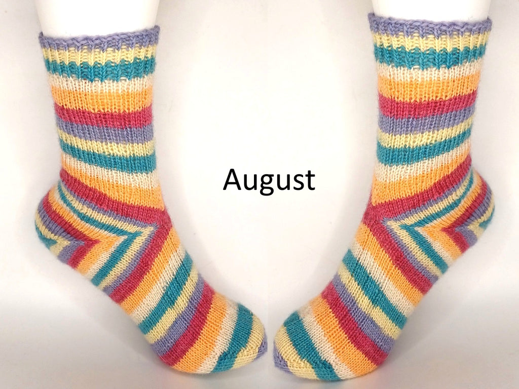 Sockenjahr 2026 - 12 Sockendesigns mit Fixen Quicky Ferse & Two Way Socke