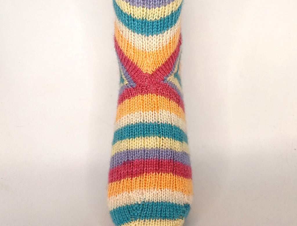 Socken 2026 - August: Two Way Socke "Unisex" mit Rippenmuster - Gr.32-47