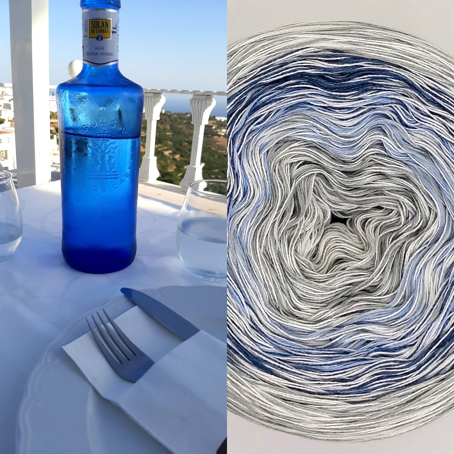 Urlaubs-Bobbel "Azul"- 3- und 4fädig