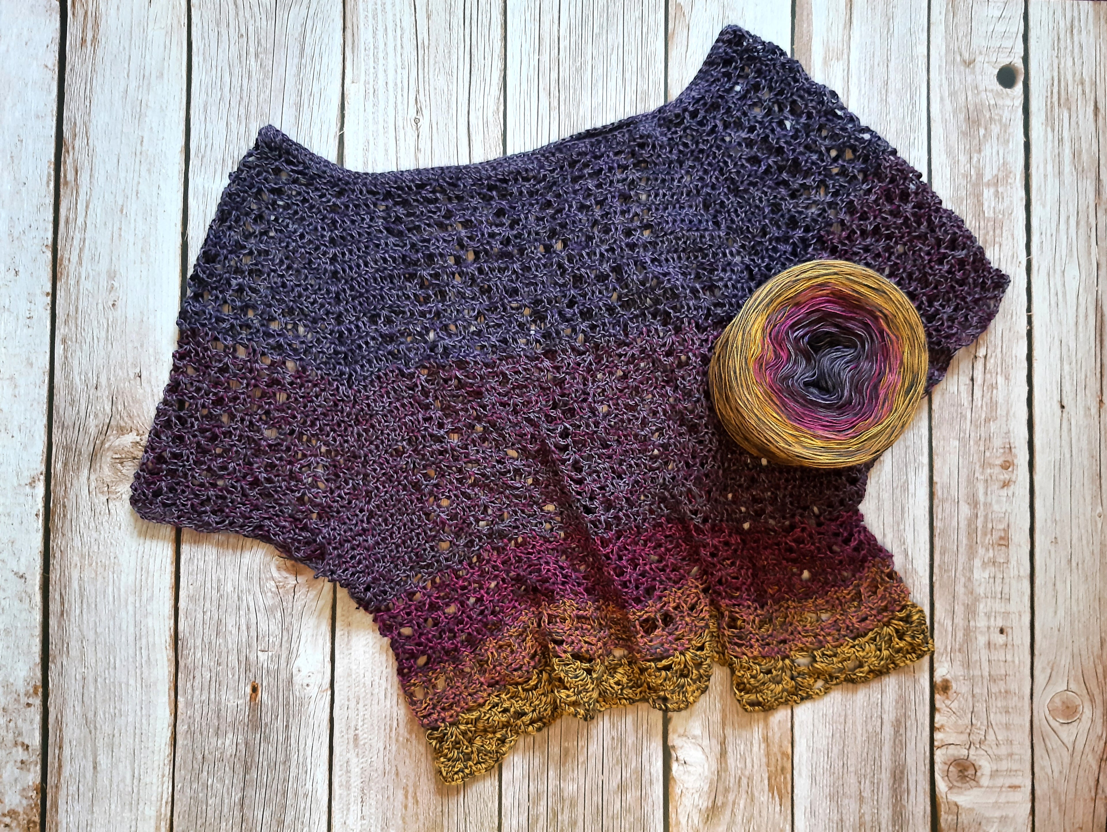 Häkelanleitung Oberteil, Tunika "Reise in den Orient", PDF