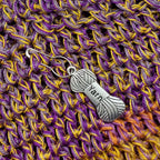 Maschenmarkierer Wollknäul 1 mit Ring oder Nadel