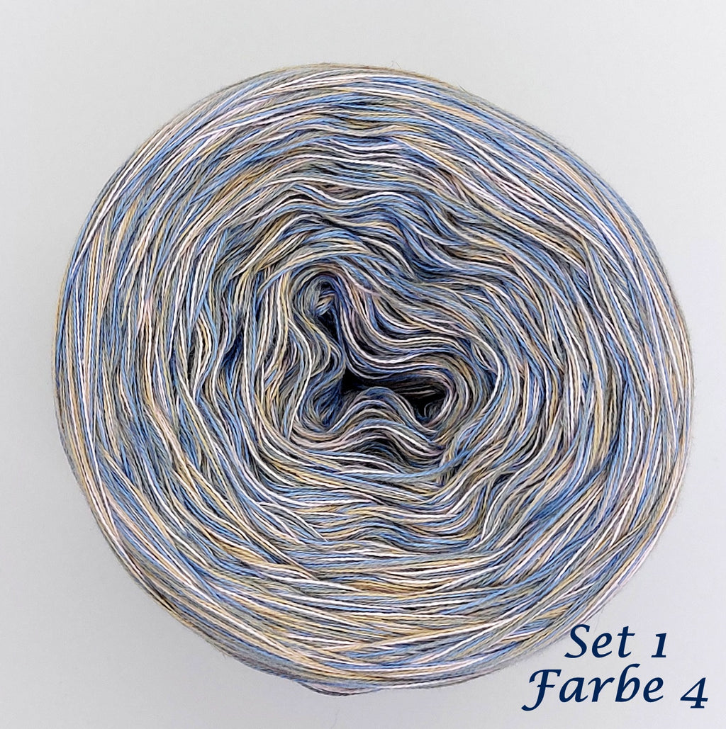 Häkelset Granny Square Decke häkeln