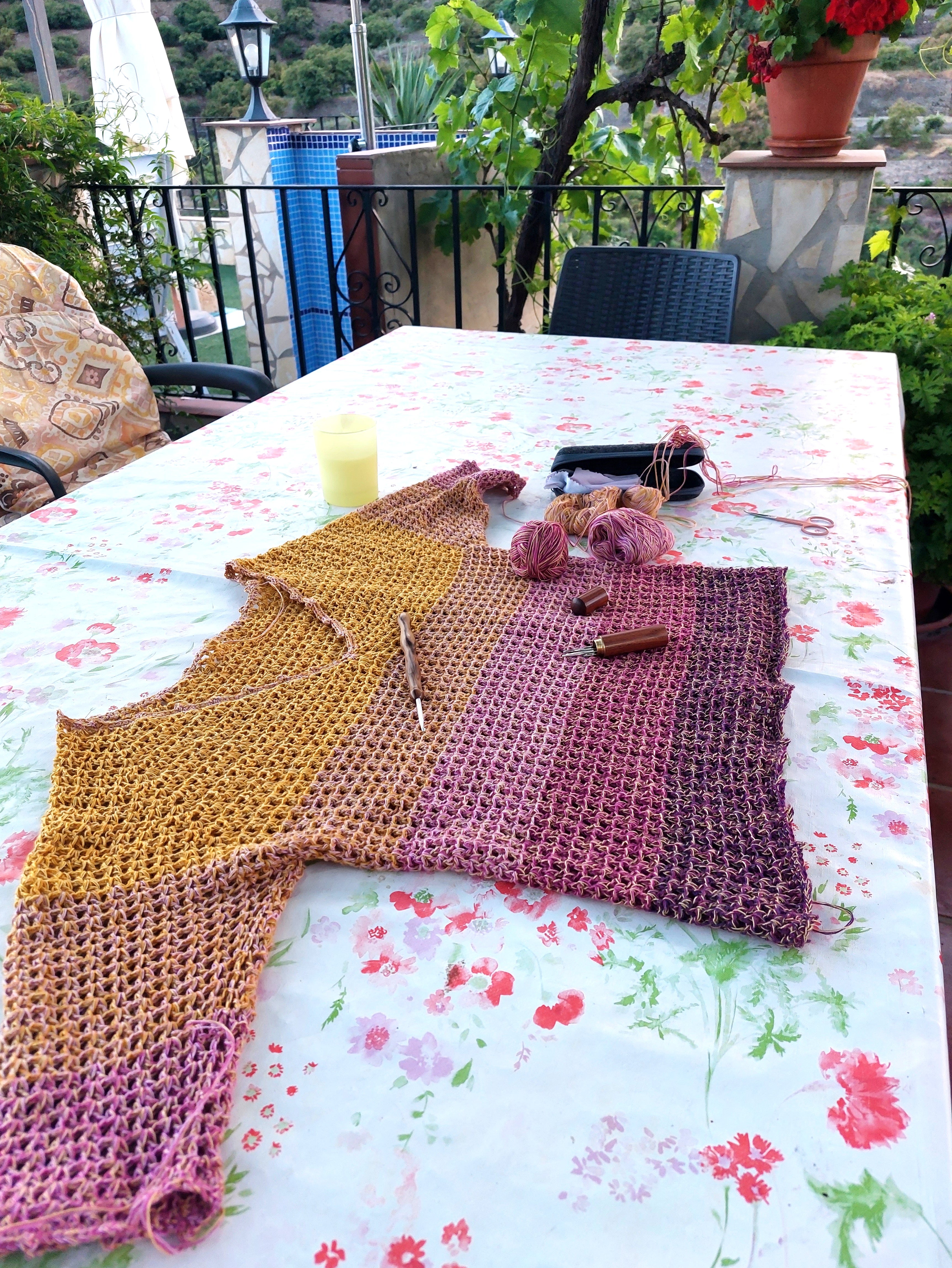 Häkelset Oberteil "Liebelei"