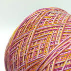 Bobbel "Himbeerkugel", 4-fädig meliert, verschiedene Lauflängen