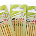 KnitPro bamboo Nadelspiel 15cm lang
