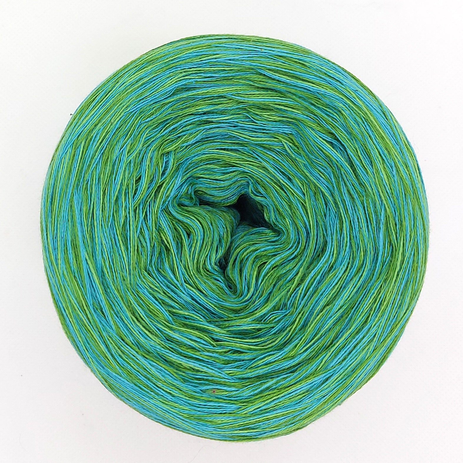 Bobbel "Opal trifft Farn" 4-fädig meliert