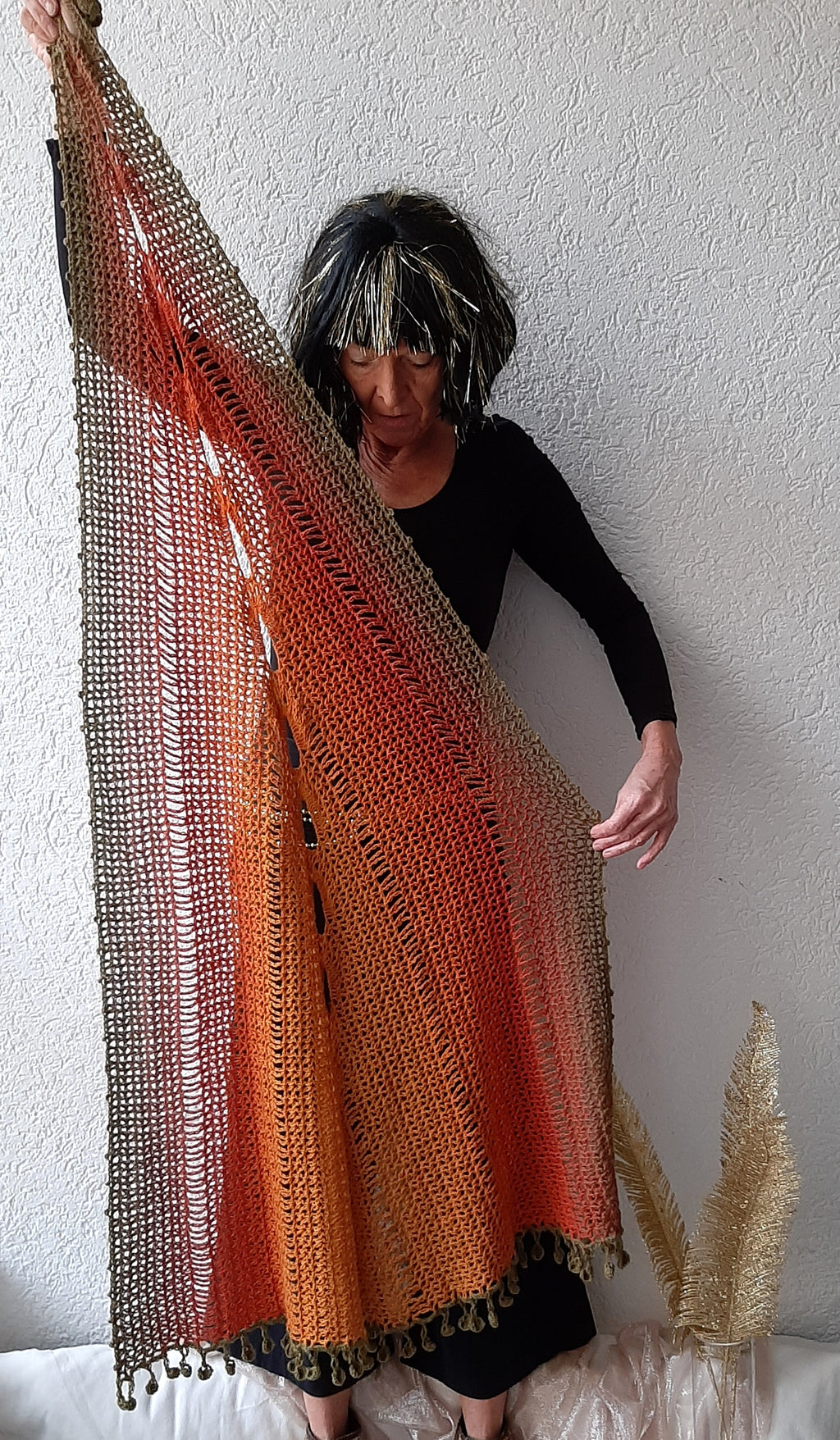 PDF Häkelanleitung Tuch "Cleopatra"