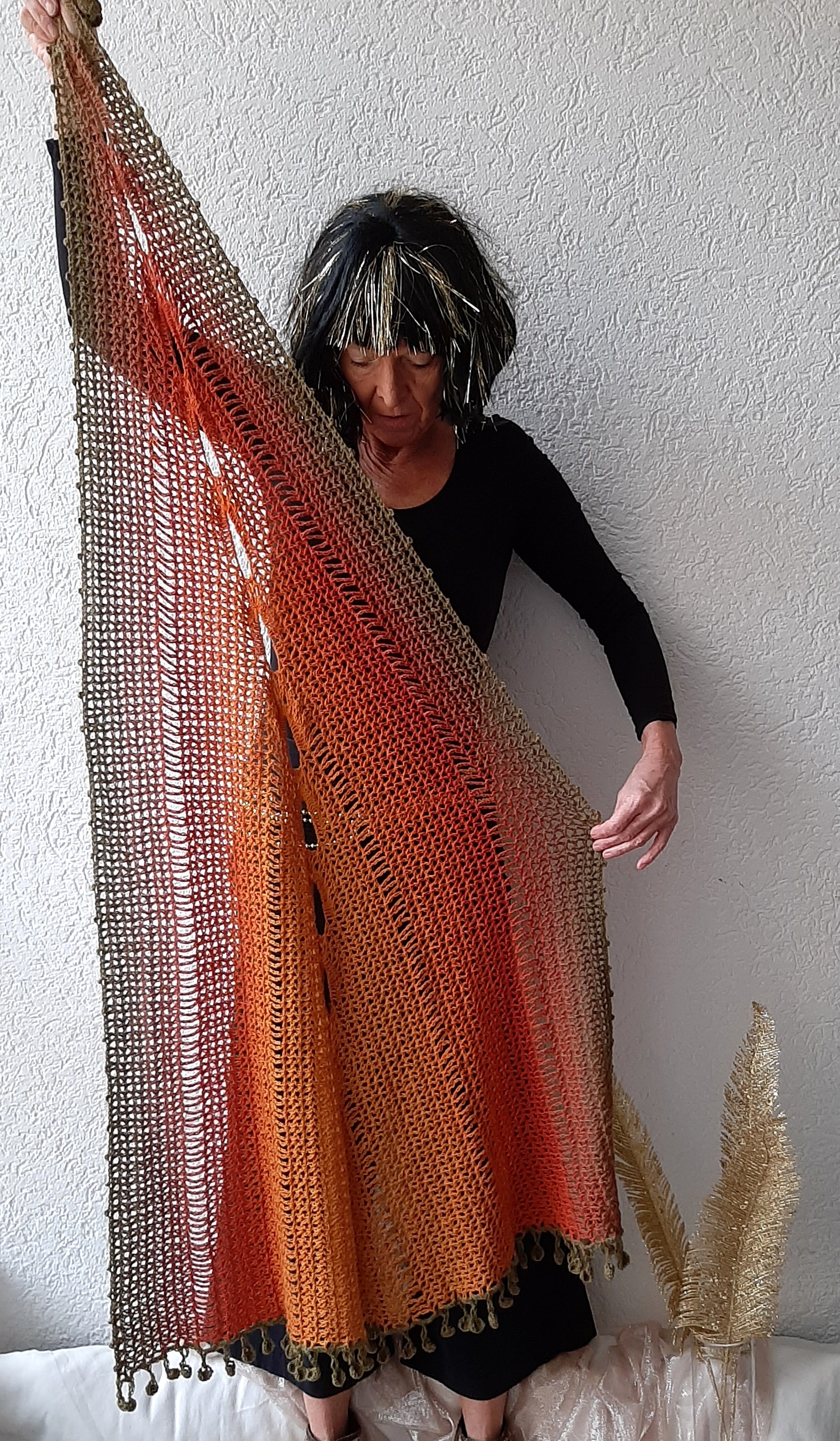 PDF Häkelanleitung Tuch "Cleopatra"