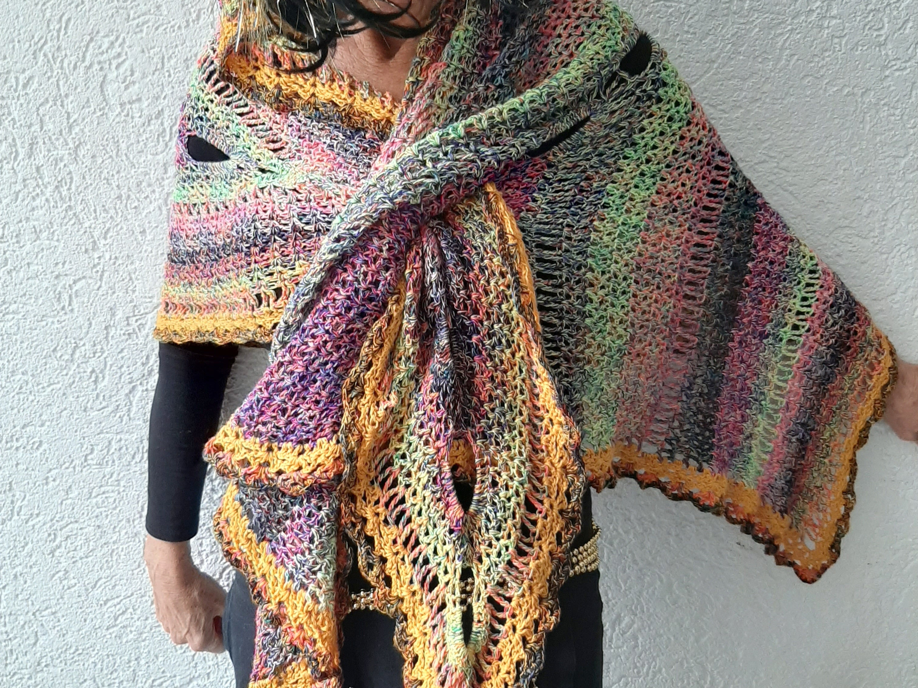 PDF Häkelanleitung Tuch "Cleopatra"