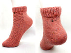 Strickanleitung Sneaker Fixe-Quicky-Ferse "Apfelkern", Top Down, Socken stricken, Gr. 34-45, PDF