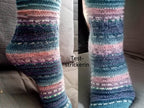 Strickanleitung Socken ohne Ferse "Espiral", Top Down, Socken stricken, Gr. 20-47, PDF