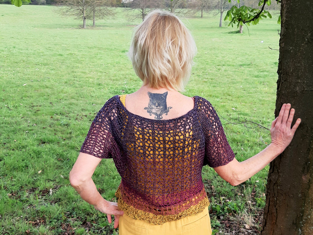 Häkelanleitung Oberteil, Tunika "Reise in den Orient", PDF