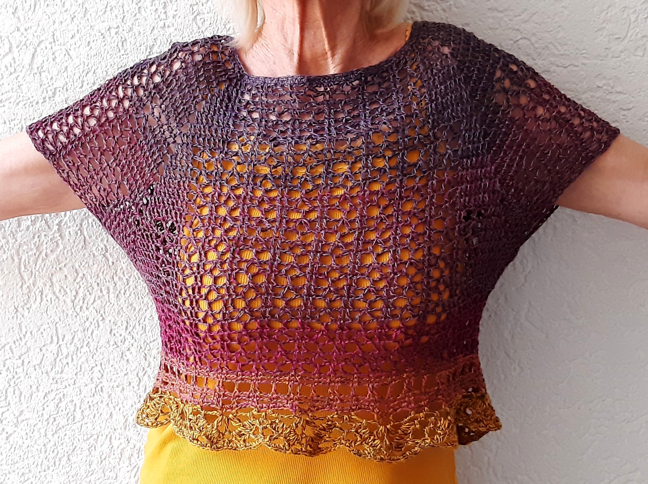 Häkelanleitung Oberteil, Tunika "Reise in den Orient", PDF