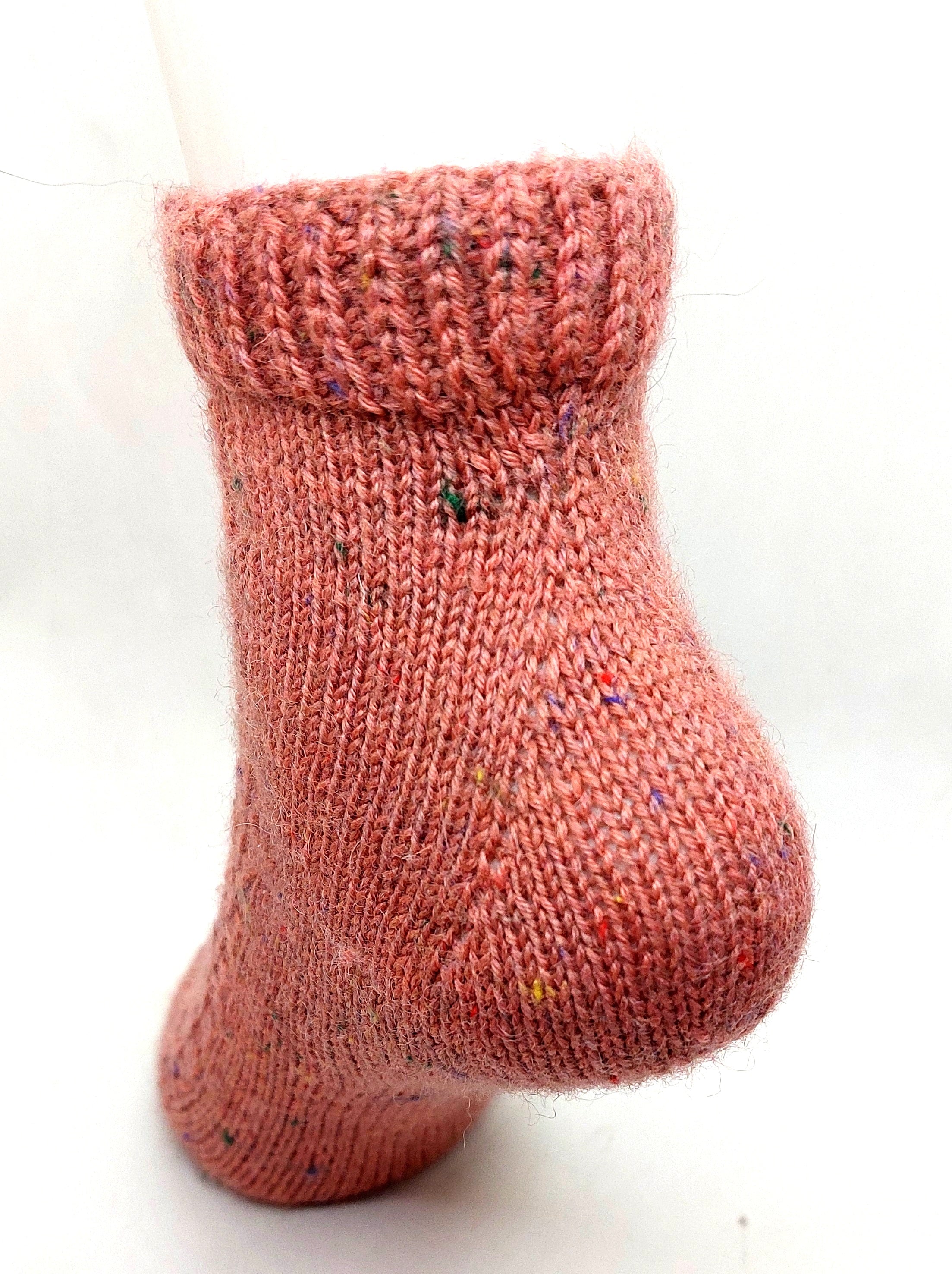 Strickanleitung Sneaker Fixe-Quicky-Ferse "Apfelkern", Top Down, Socken stricken, Gr. 34-45, PDF