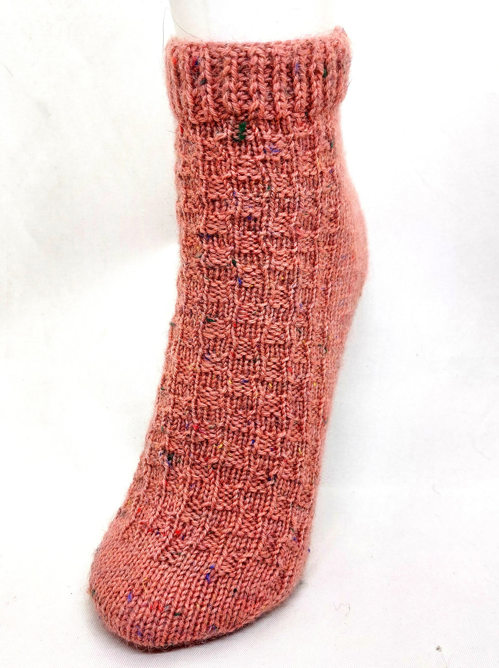 Strickanleitung Sneaker Fixe-Quicky-Ferse "Apfelkern", Top Down, Socken stricken, Gr. 34-45, PDF