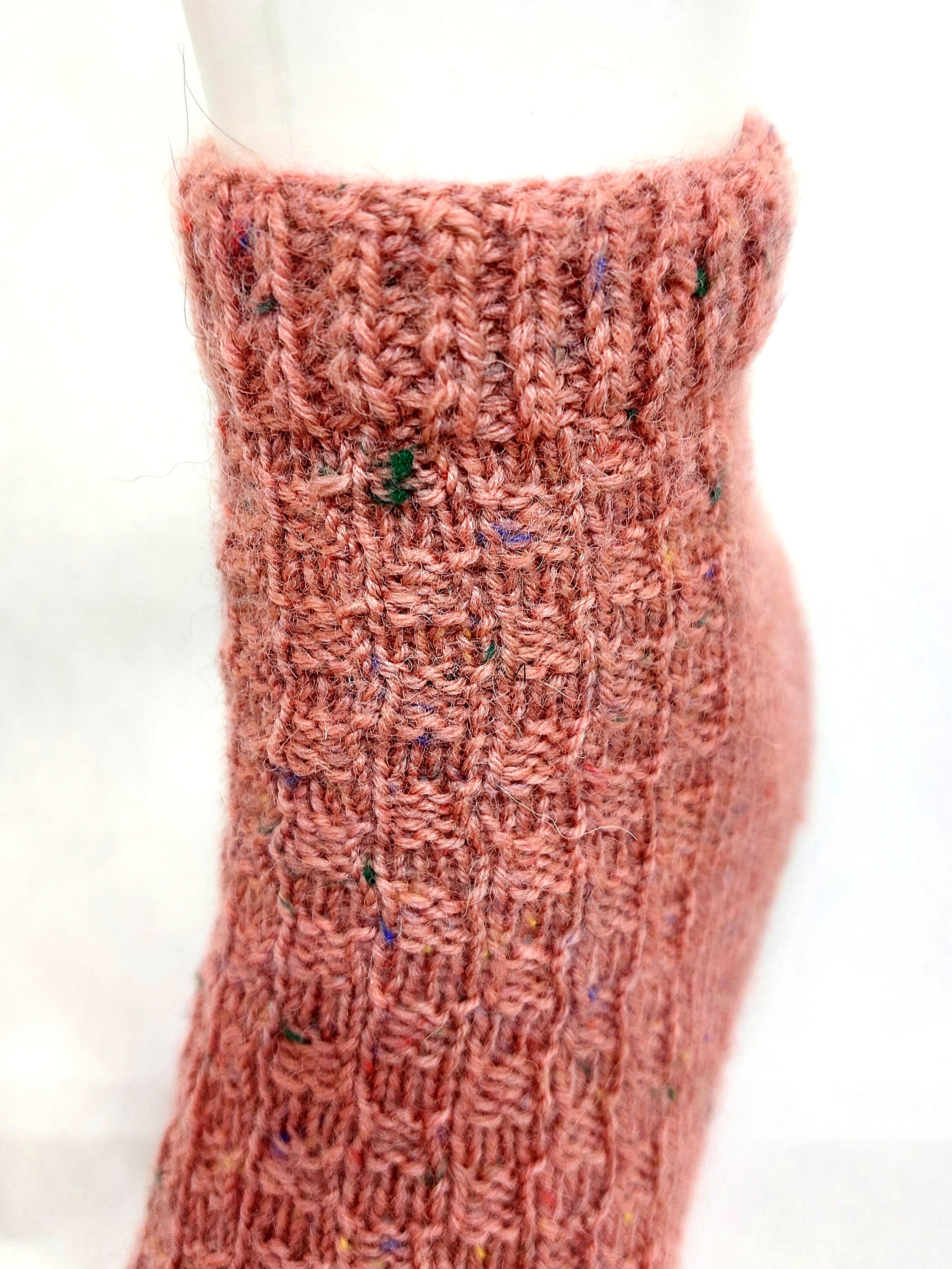 Strickanleitung Sneaker Fixe-Quicky-Ferse "Apfelkern", Top Down, Socken stricken, Gr. 34-45, PDF