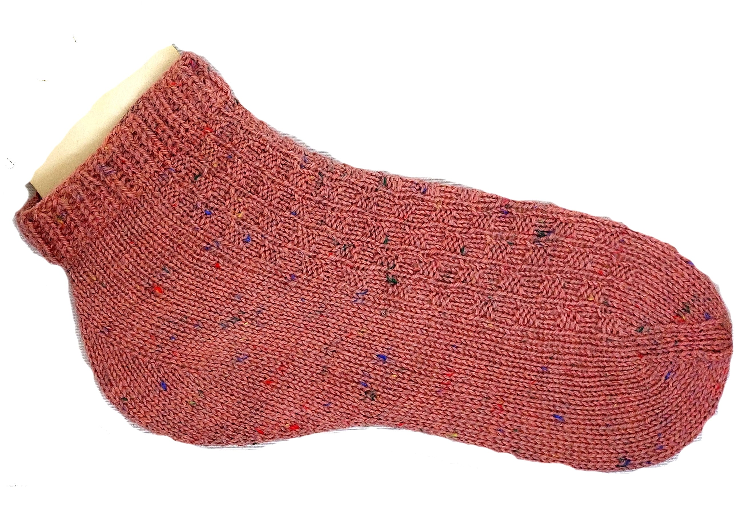 Strickanleitung Sneaker Fixe-Quicky-Ferse "Apfelkern", Top Down, Socken stricken, Gr. 34-45, PDF