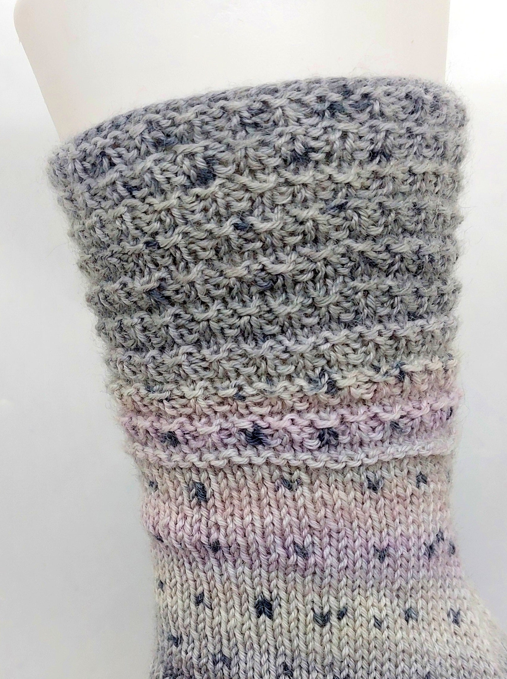 Strickanleitung Fixe-Quicky-Ferse "Royal", Top Down, Socken stricken, Gr. 34-45, PDF
