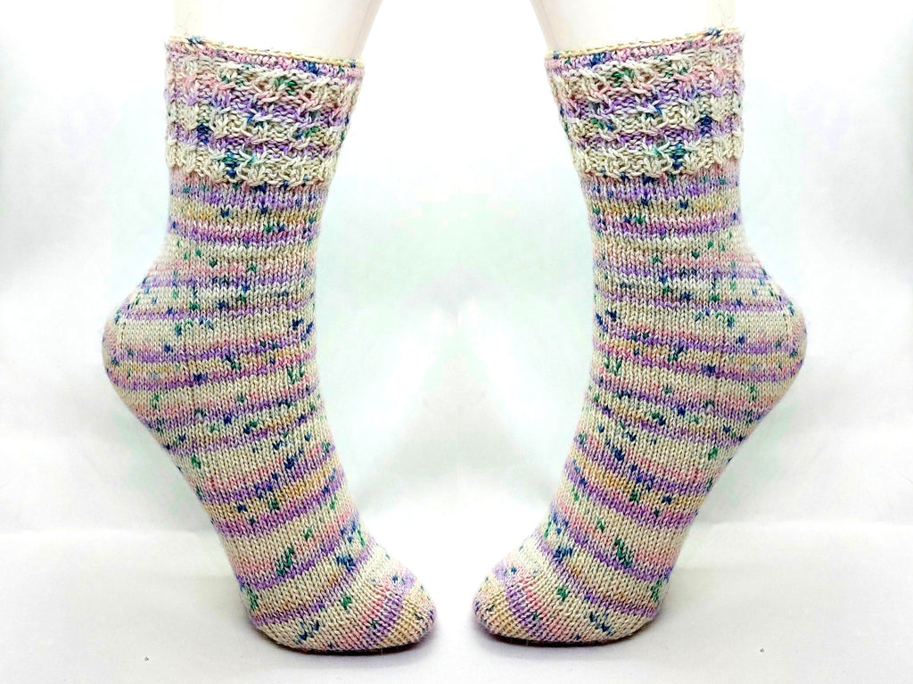 Strickanleitung Fixe-Quicky-Ferse "Fusion", Toe Up, Socken stricken, Gr. 34-45, PDF