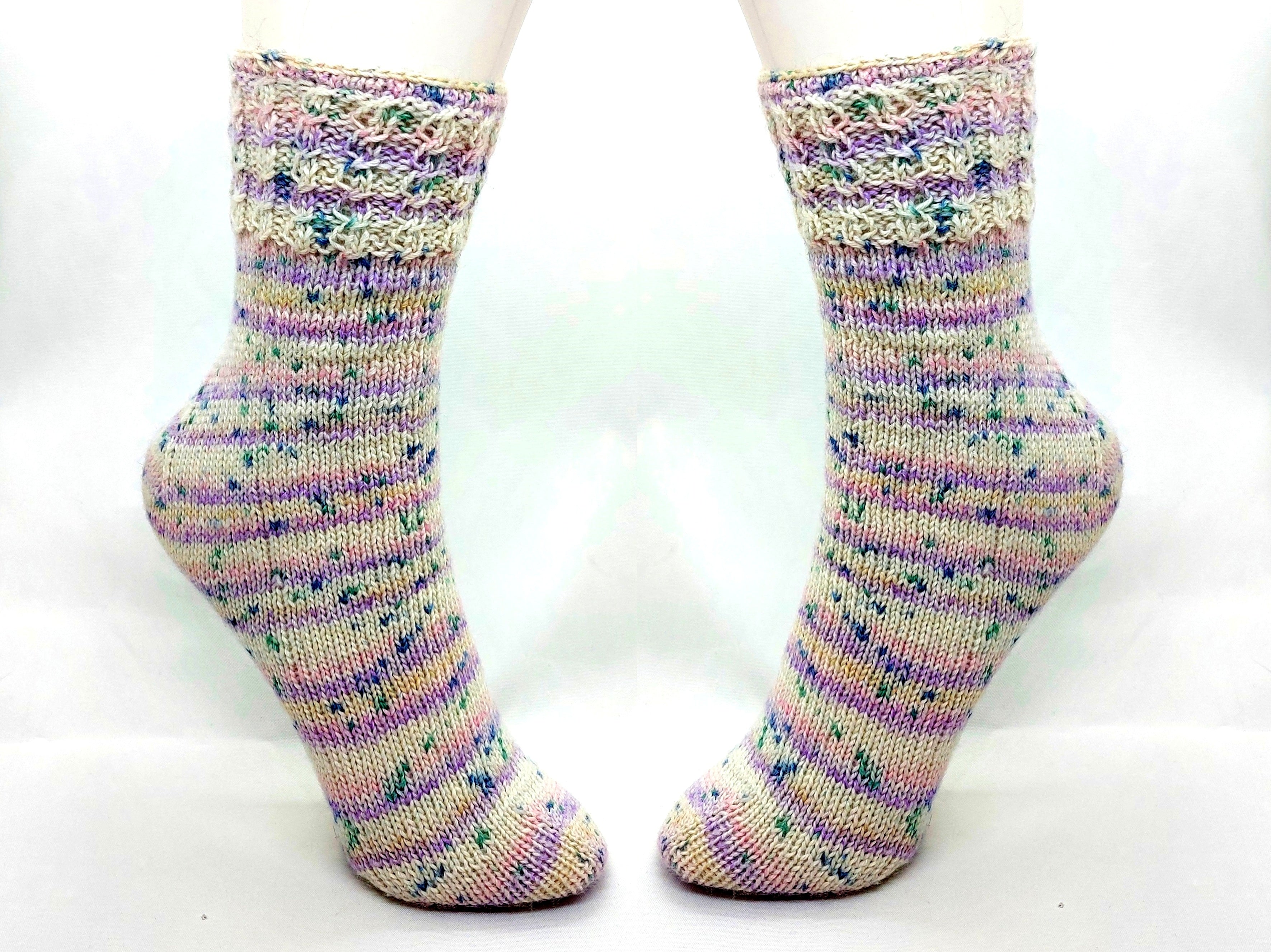 Strickanleitung Fixe-Quicky-Ferse "Fusion", Toe Up, Socken stricken, Gr. 34-45, PDF