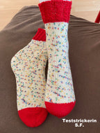 Strickanleitung Fixe-Quicky-Ferse "Fusion", Toe Up, Socken stricken, Gr. 34-45, PDF