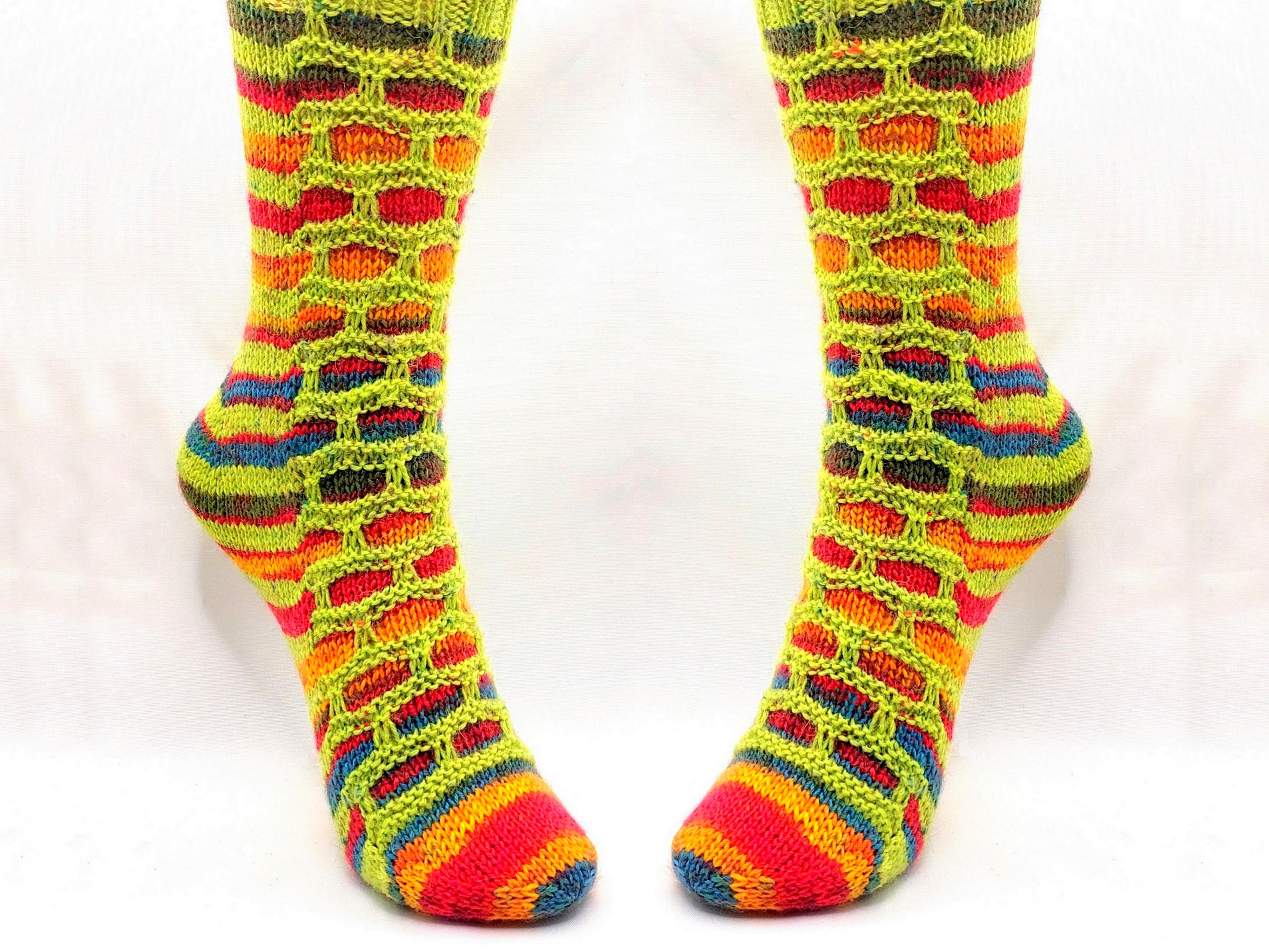 Strickanleitung Fixe-Quicky-Ferse "Birthday", Top Down, Socken stricken, Gr. 34-45