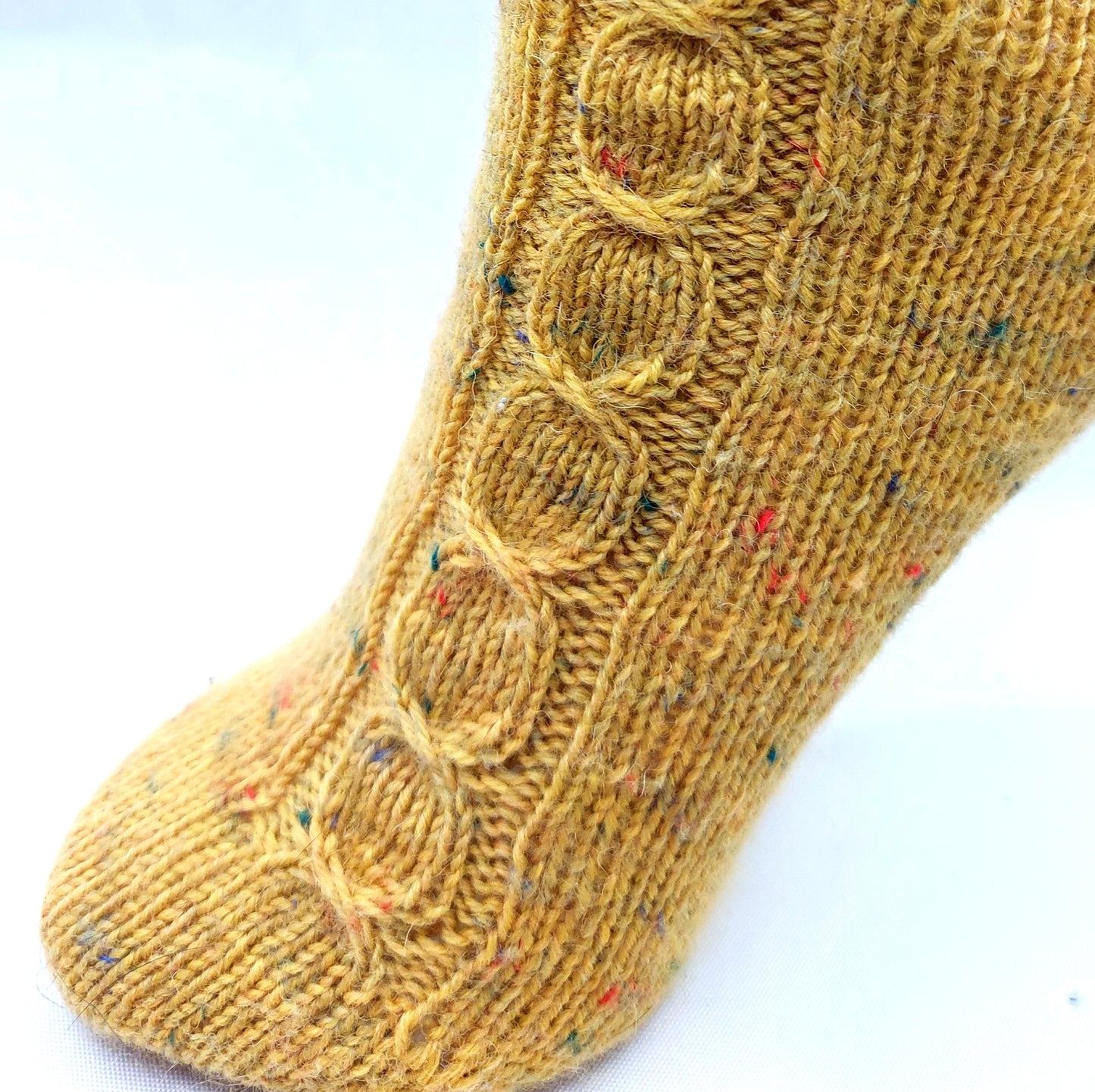 Strickanleitung Fixe-Quicky-Ferse "Perlenband", Toe Up, Socken stricken, Gr. 34-45, PDF