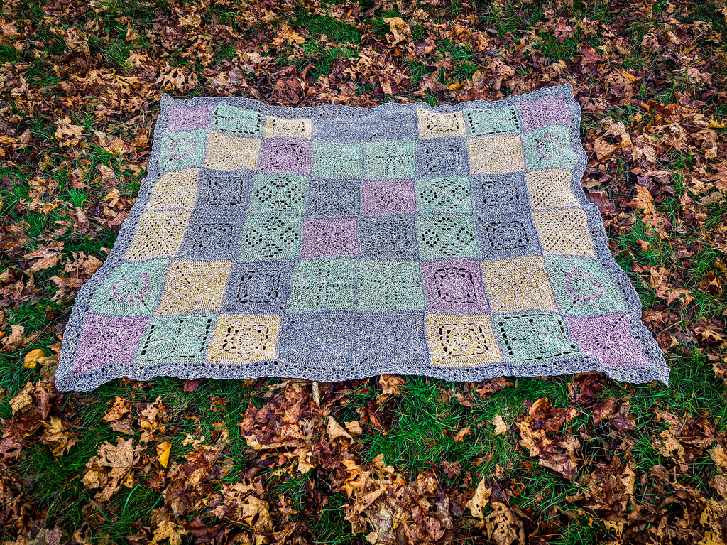 Granny Square Decke häkeln "Sweet Dream", PDF