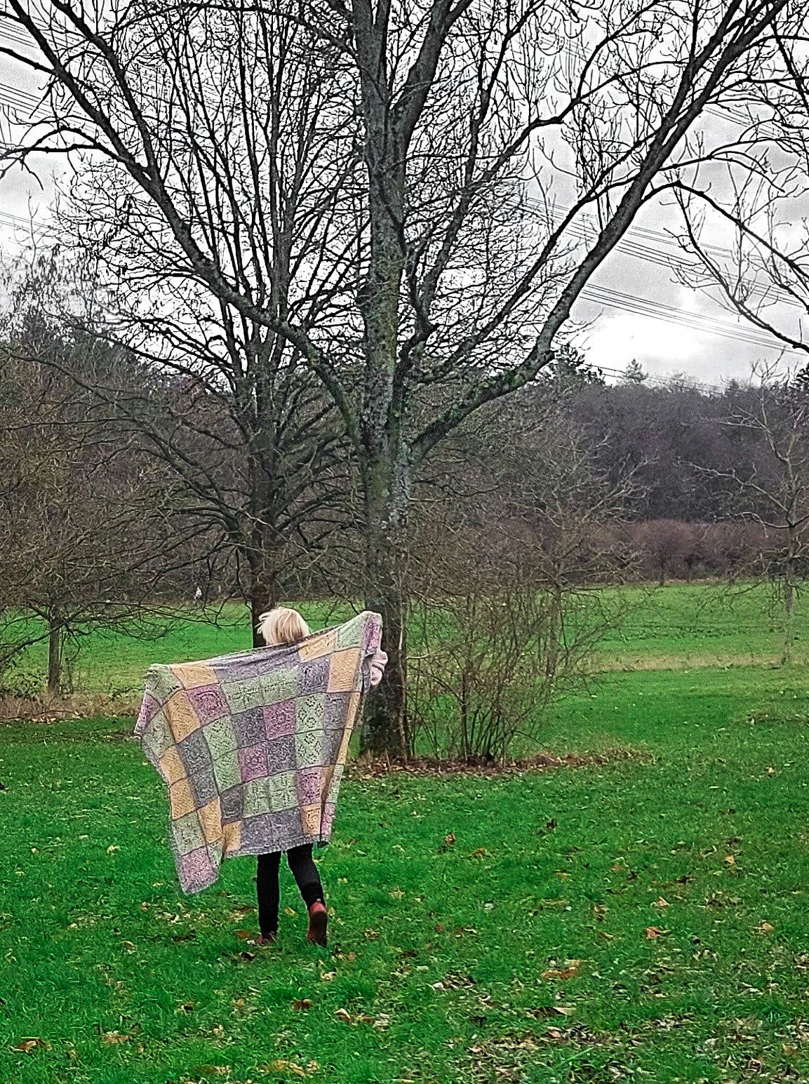 Granny Square Decke häkeln "Sweet Dream", PDF