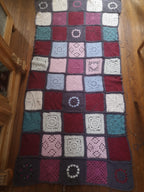 Häkelset Granny Square Decke häkeln