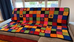 Häkelset Granny Square Decke häkeln