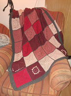 Häkelset Granny Square Decke häkeln