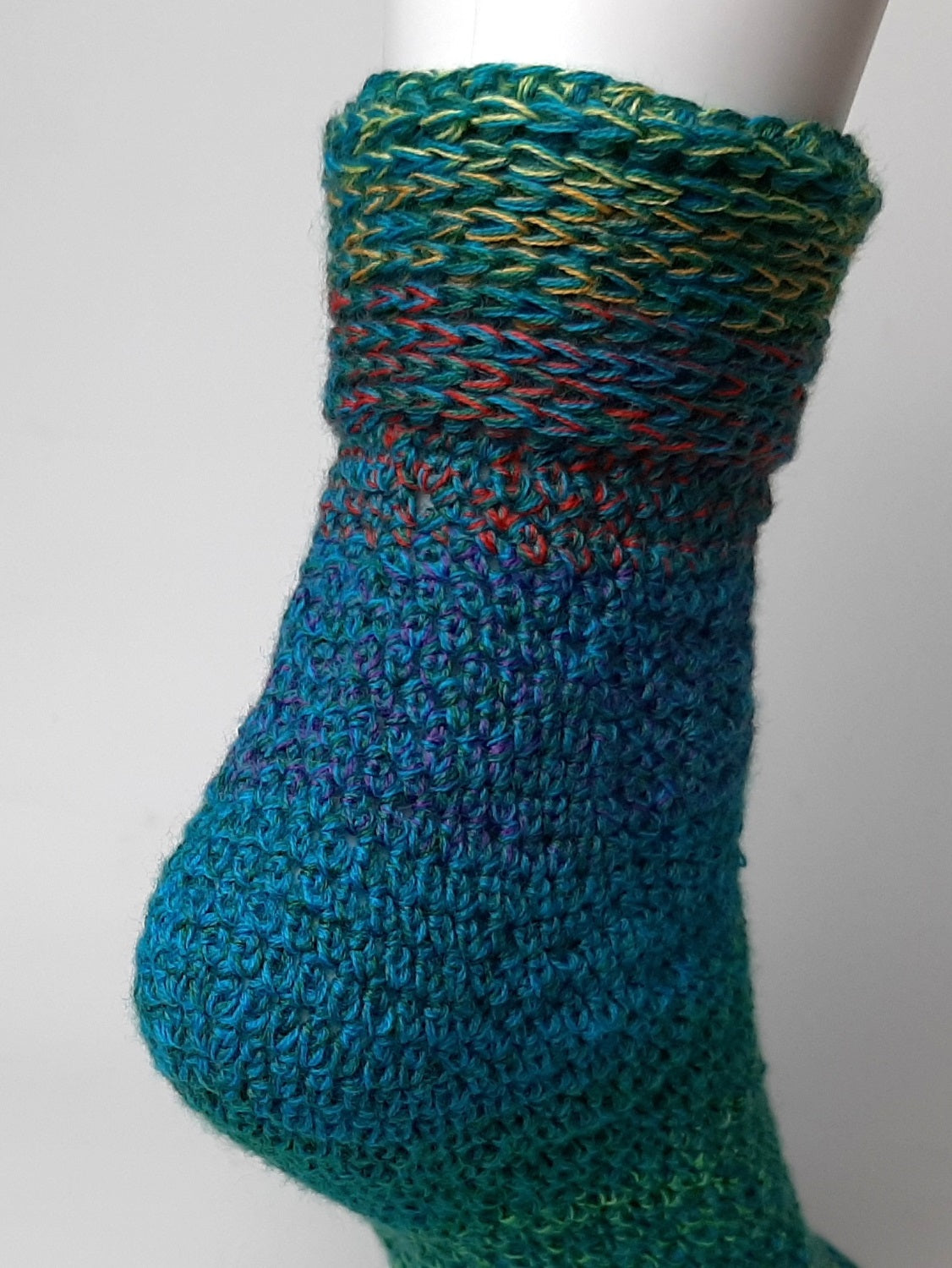 PDF Häkelanleitung Socken "Häkelsocke No.2"