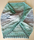 Leichter Schal oder Loop "Primavera", Möbius, häkeln