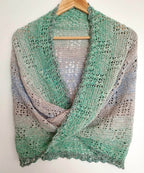 Leichter Schal oder Loop "Primavera", Möbius, häkeln