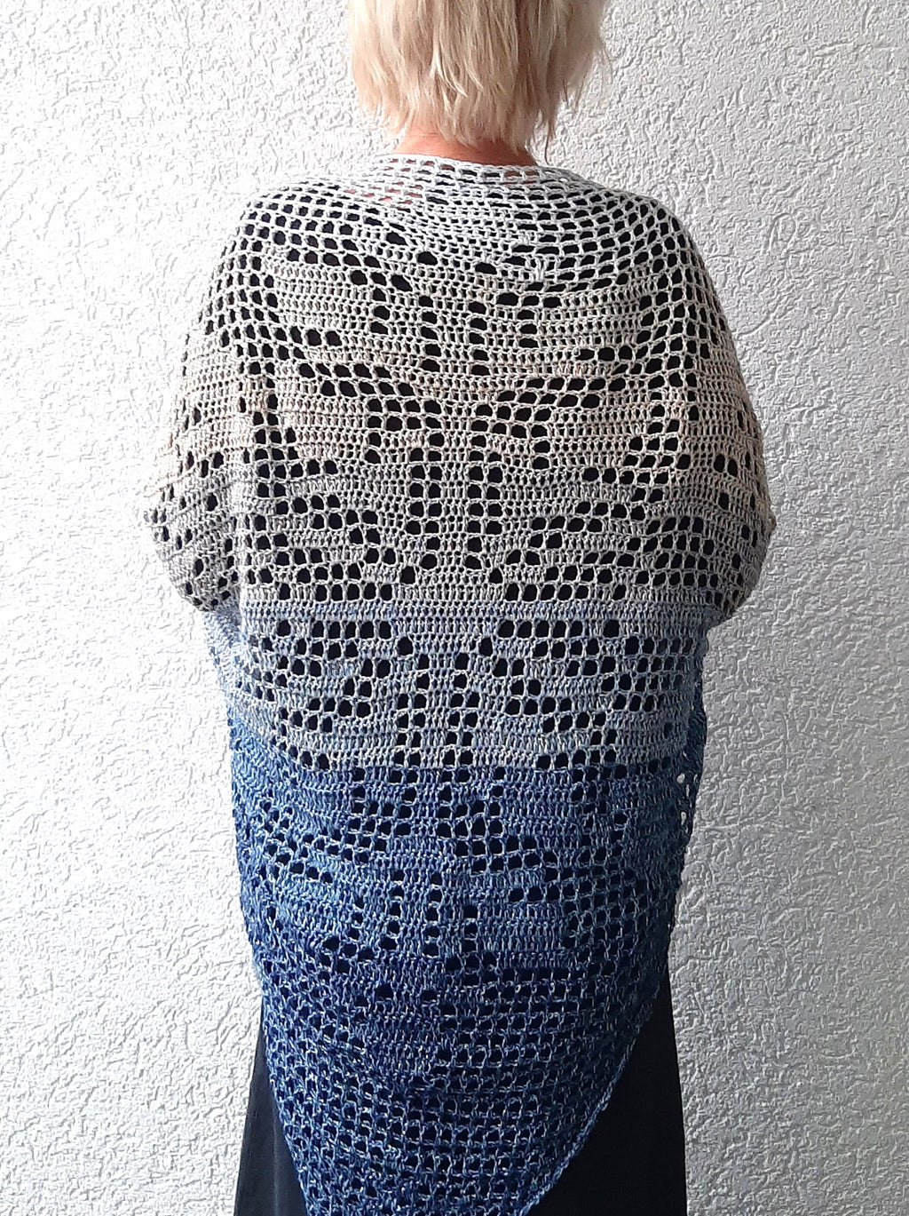 PDF Häkelanleitung Motivtuch "Schneekönigin"