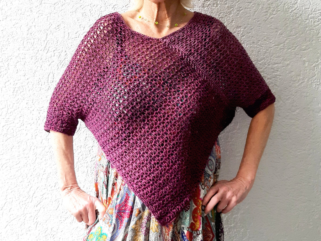 Häkelanleitung Oberteil "Super Woman"