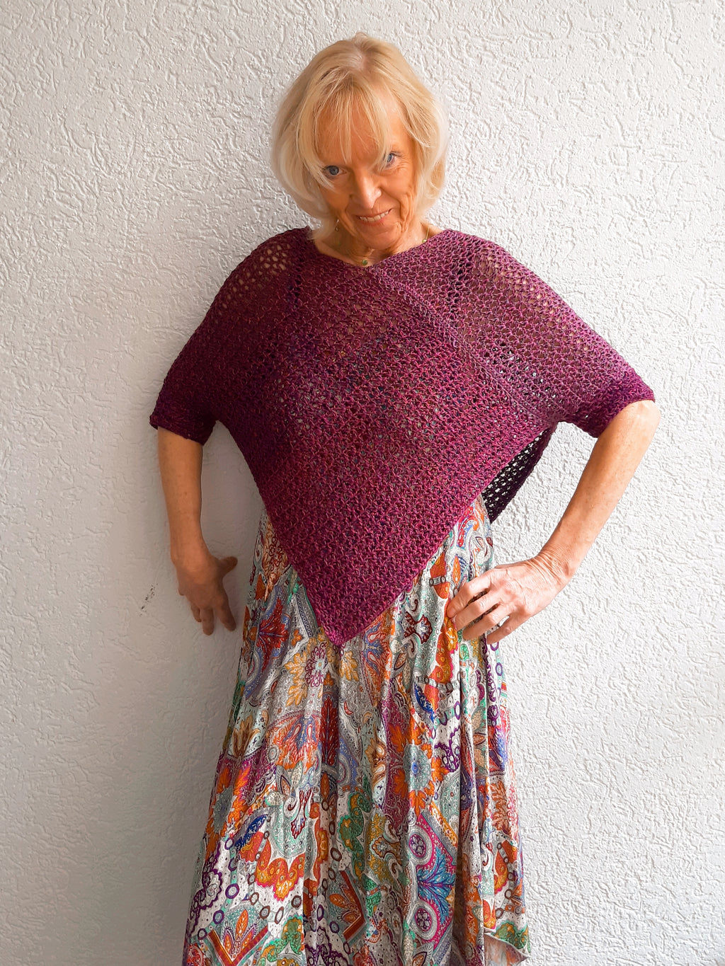 Häkelanleitung Oberteil "Super Woman"