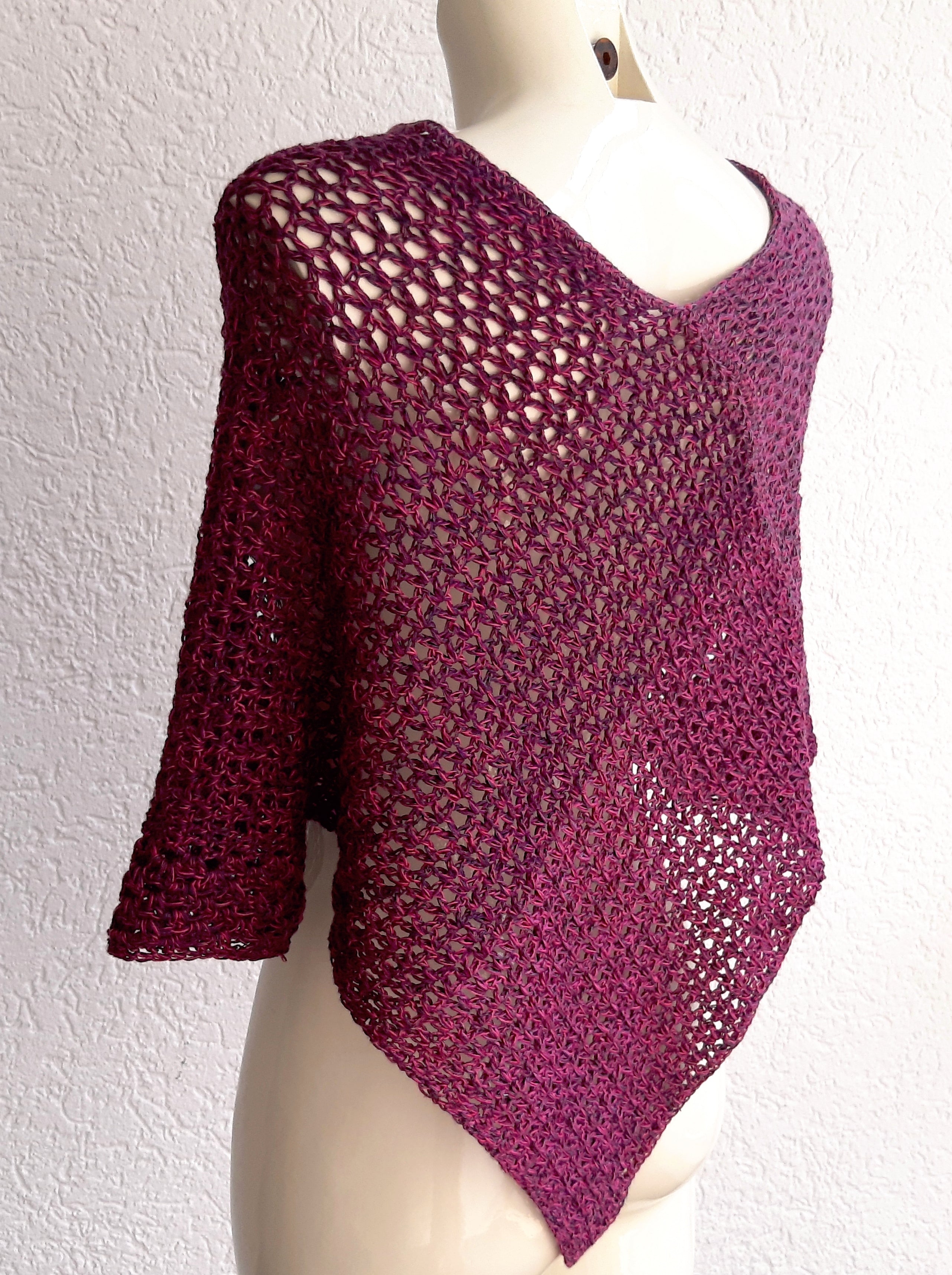 Häkelanleitung Oberteil "Super Woman"