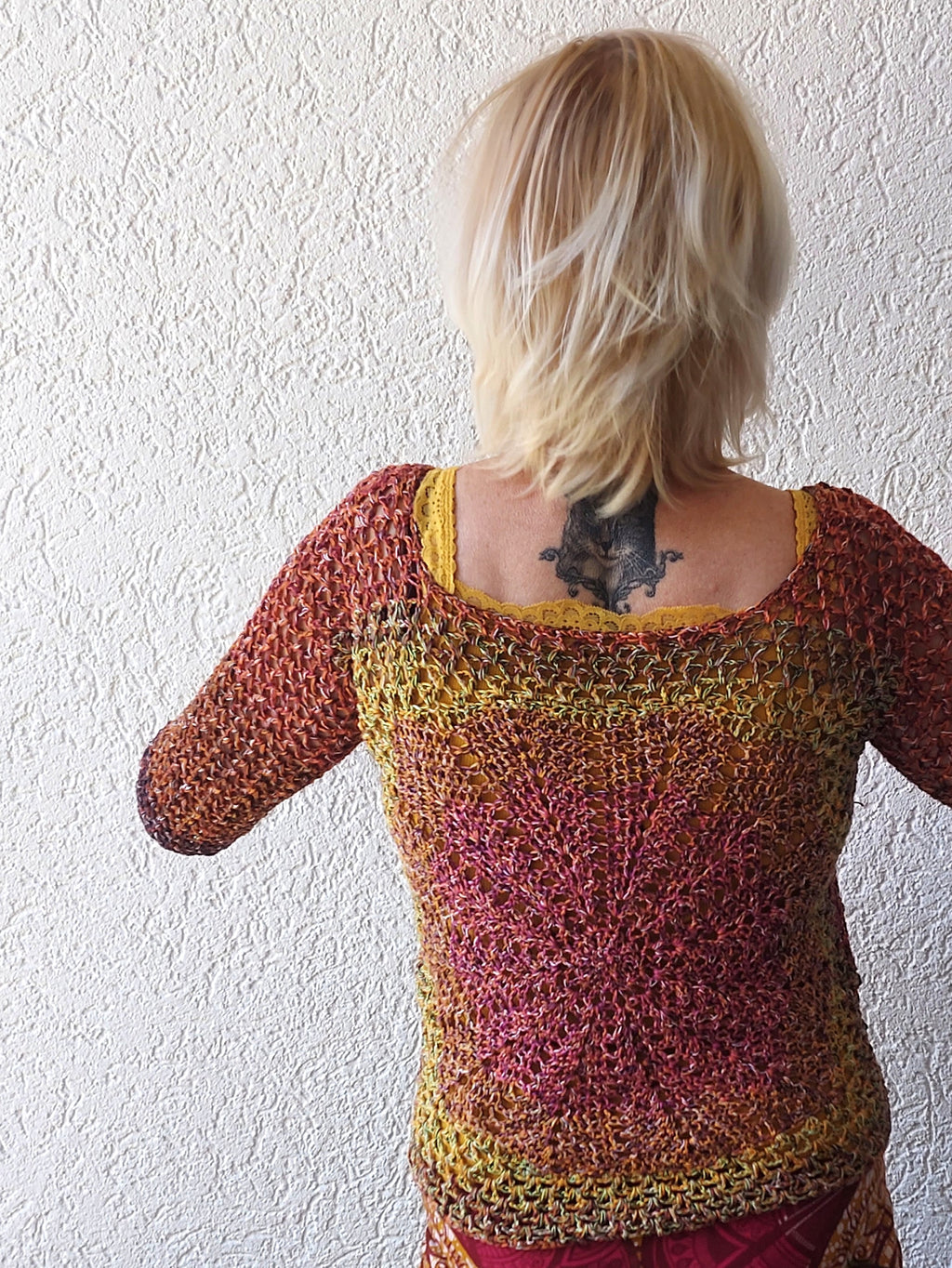 Häkelanleitung Oberteil, Tunika "Sunny Day", PDF
