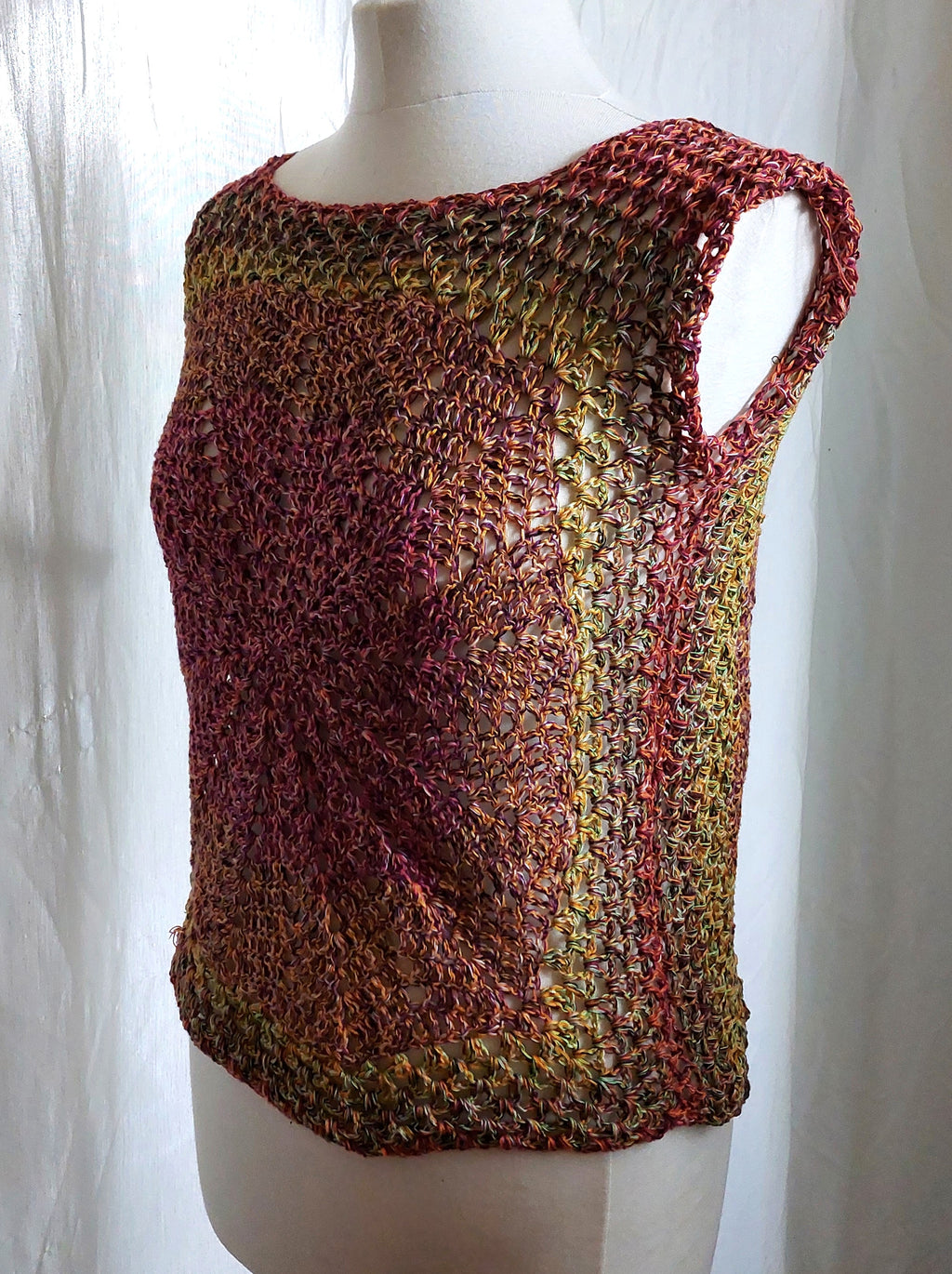 Häkelanleitung Oberteil, Tunika "Sunny Day", PDF