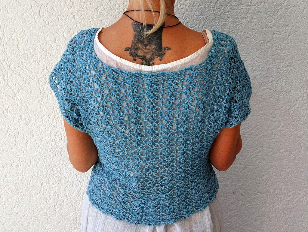 Häkelanleitung Shirt, Tunika "Magic Summer", PDF