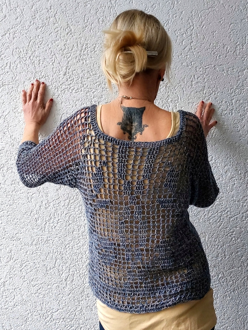 PDF Häkelanleitung Sommershirt "Blumenmadl"