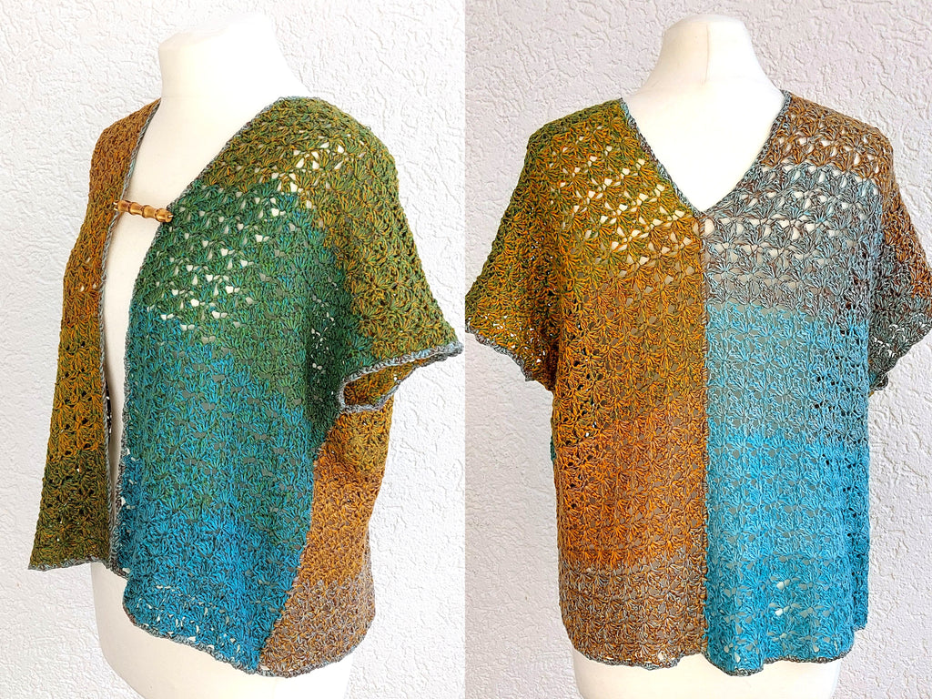 Häkelanleitung Weste oder Shirt "Symphonie"